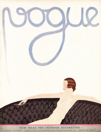 Журнал Vogue, август 1930 г.