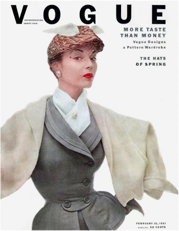 Журнал Vogue, февраль 1951 г.