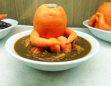 морковка в ванной