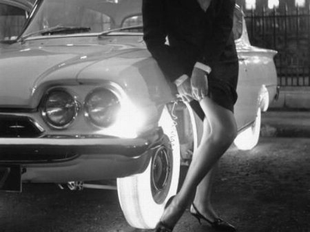 Необычные светящиеся шины от Goodyear, 1961 год.