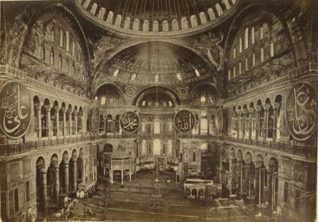 Собор Святой Софии, Османская империя, Стамбул, 1880 год