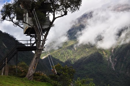 Качели на краю света, Баньос, Эквадор