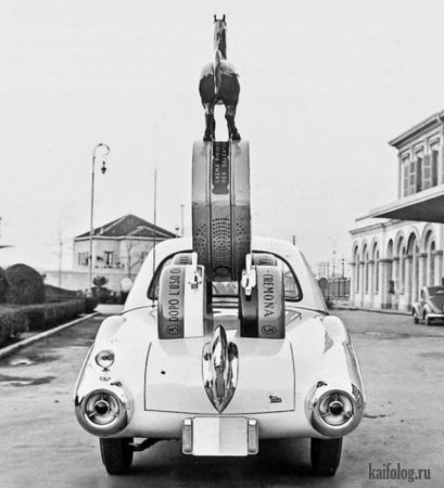 Креативная реклама на автомобилях. Италия 50-е, 60-е годы.